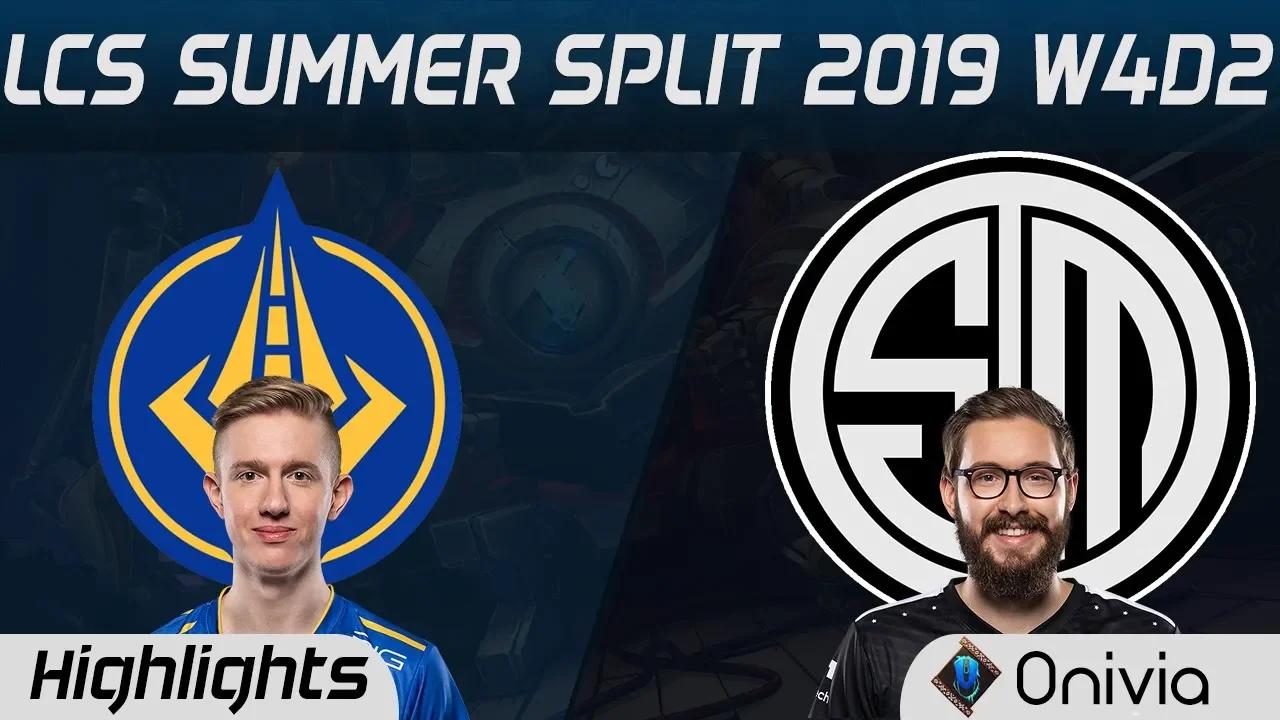 GGS vs TSM Highlights LCS Summer 2019 W4D2 Golden Guardians vs Team Solo Mid LCS Highlights by Onivi thumbnail