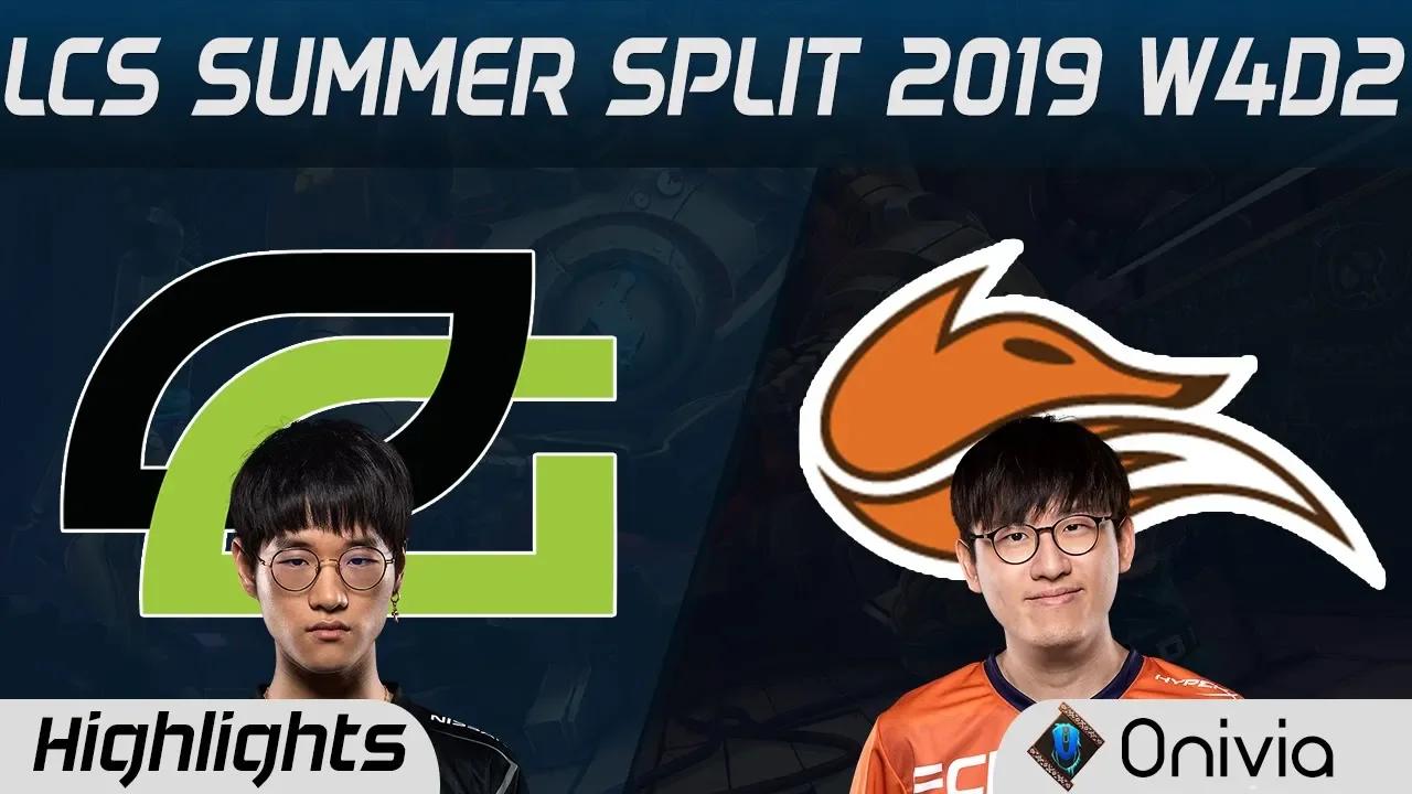 OPT vs FOX Highlights LCS Summer 2019 W4D2 Optic Gaming vs Echo Fox LCS Highlights by Onivia thumbnail