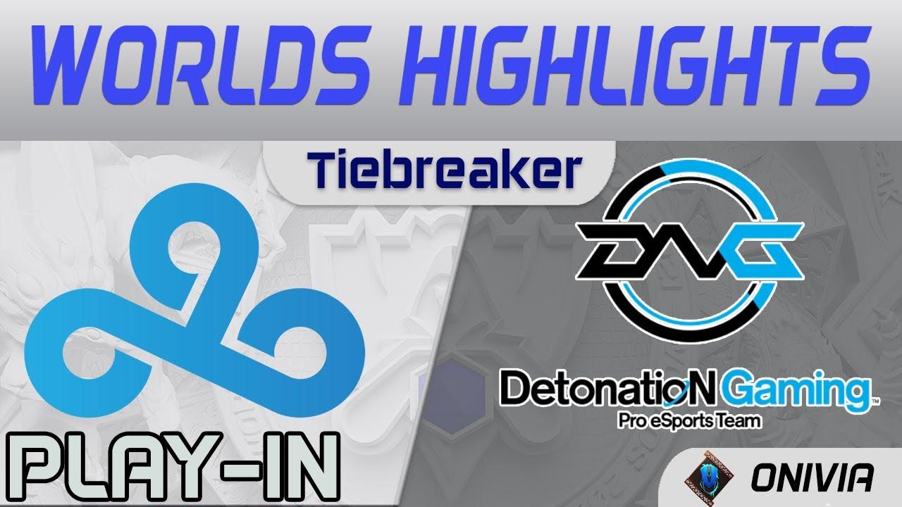 C9 vs DFM Tiebreaker Highlights Day 3 Worlds 2021 Play in Cloud 9 vs Detonation FocusMe by Onivia thumbnail