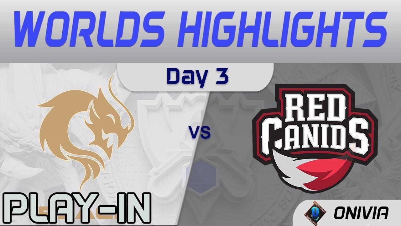 PCE vs RED Highlights Day 3 Worlds 2021 Play in PEACE vs RED Canids by Onivia thumbnail