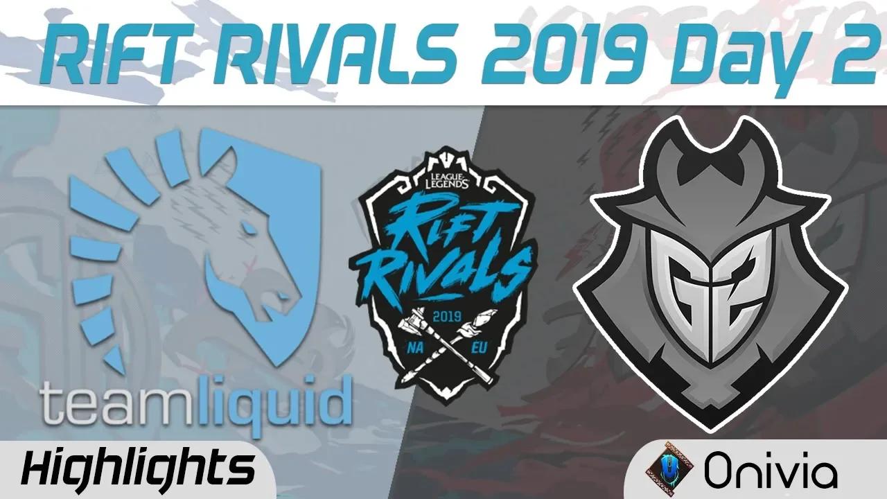 TL vs G2 2v2 Highlights Rift Rivals Day 2 NA EU 2019 Team Liquid vs G2 Esports by Onivia thumbnail