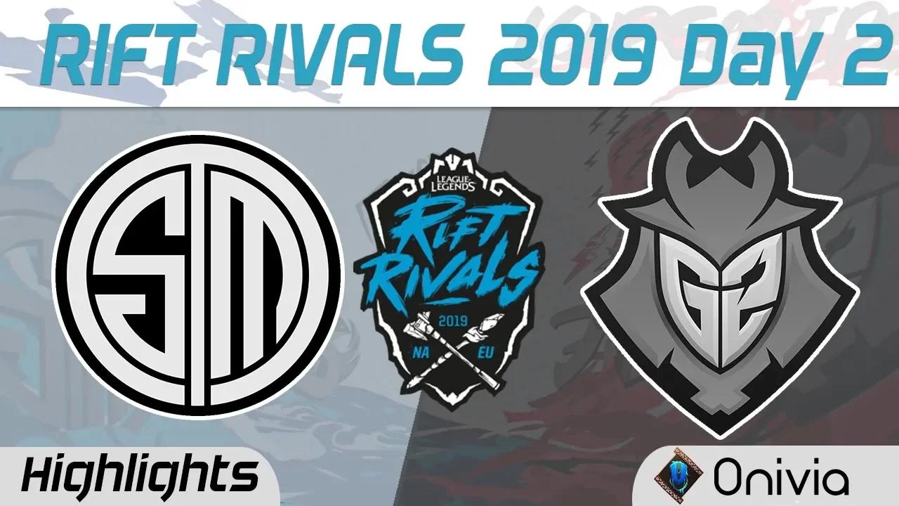 TSM vs G2 Highlights Rift Rivals Day 2 NA EU 2019 Team Solo Mid vs G2 Esports by Onivia thumbnail