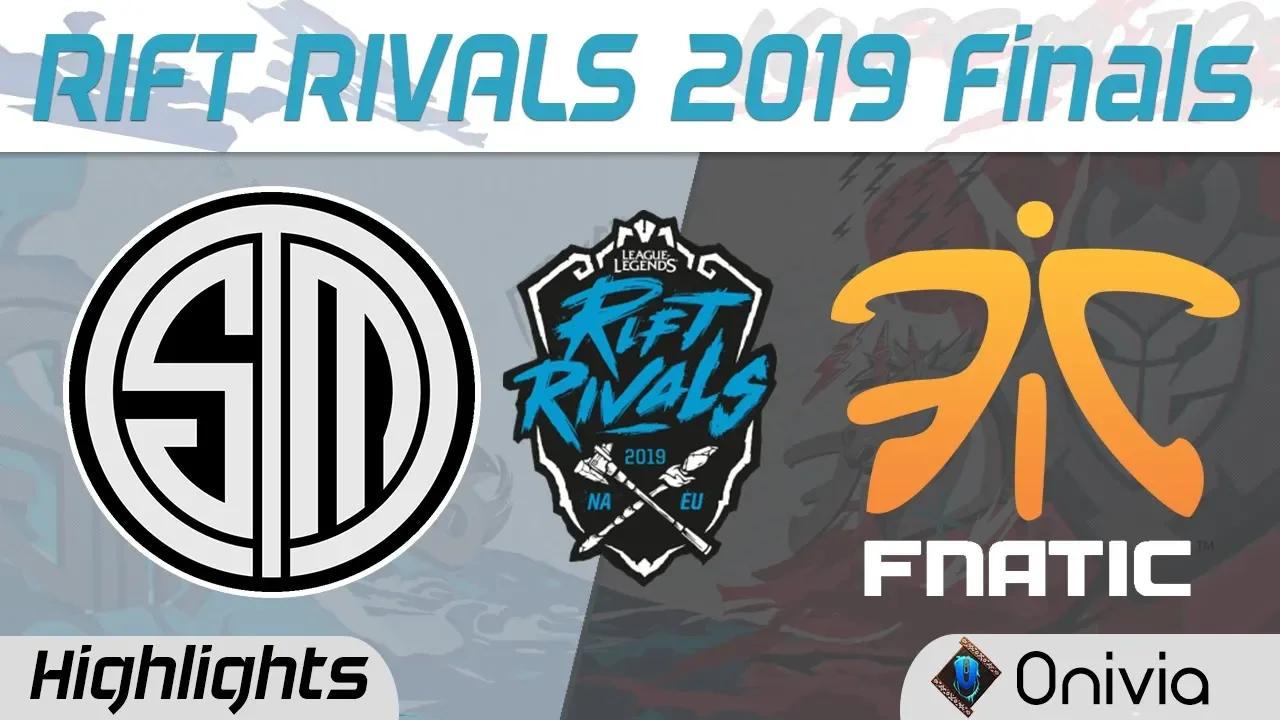 TSM vs FNC Highlights Rift Rivals Finals NA EU 2019 Team Solo Mid vs Fnatic by Onivia thumbnail