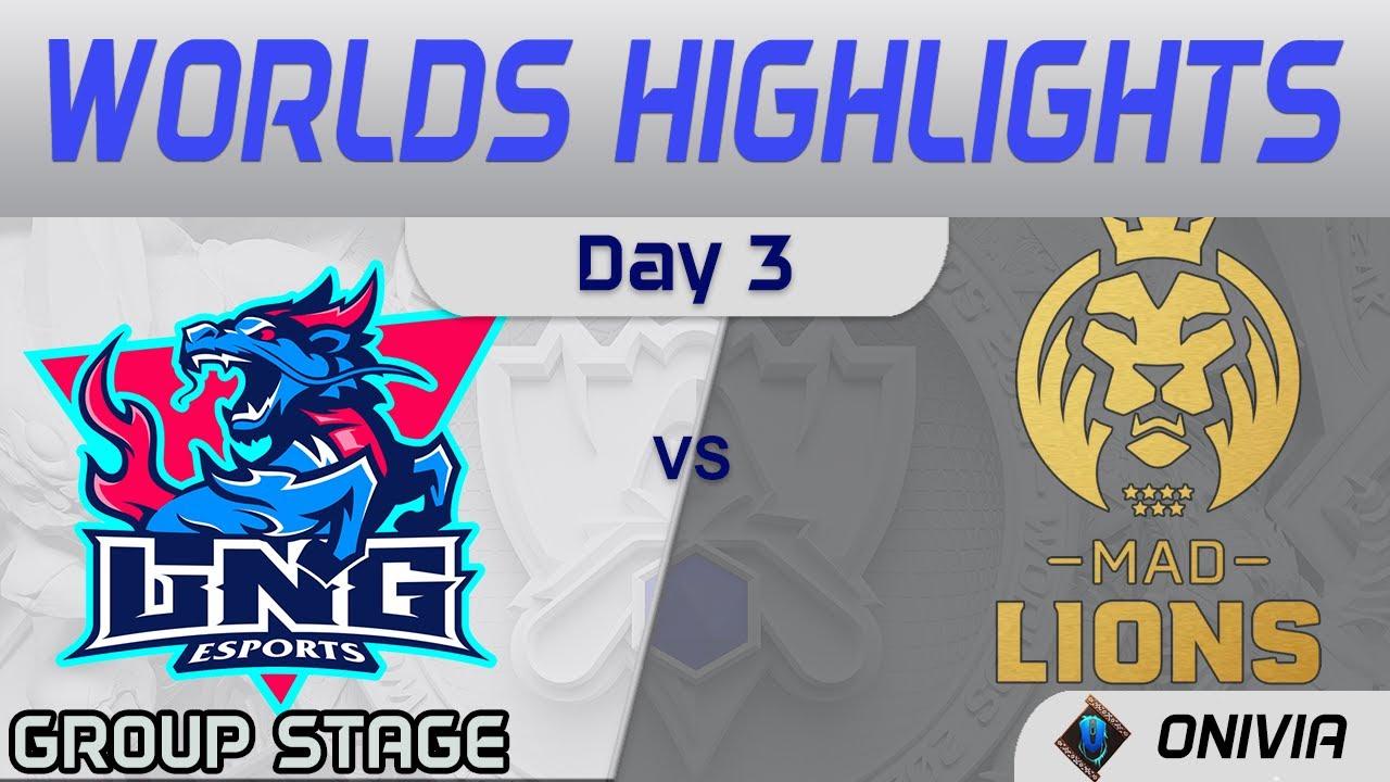 LNG vs MAD Highlights Day 3 Worlds 2021 Group Stage LNG Esports vs MAD Lions by Onivia thumbnail