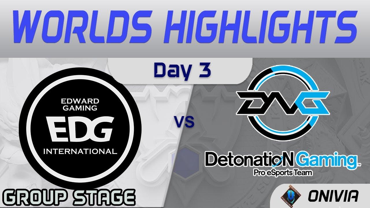 EDG vs DFM Highlights Day 3 Worlds 2021 Group Stage EDward Gaming vs DetonatioN FM by Onivia thumbnail