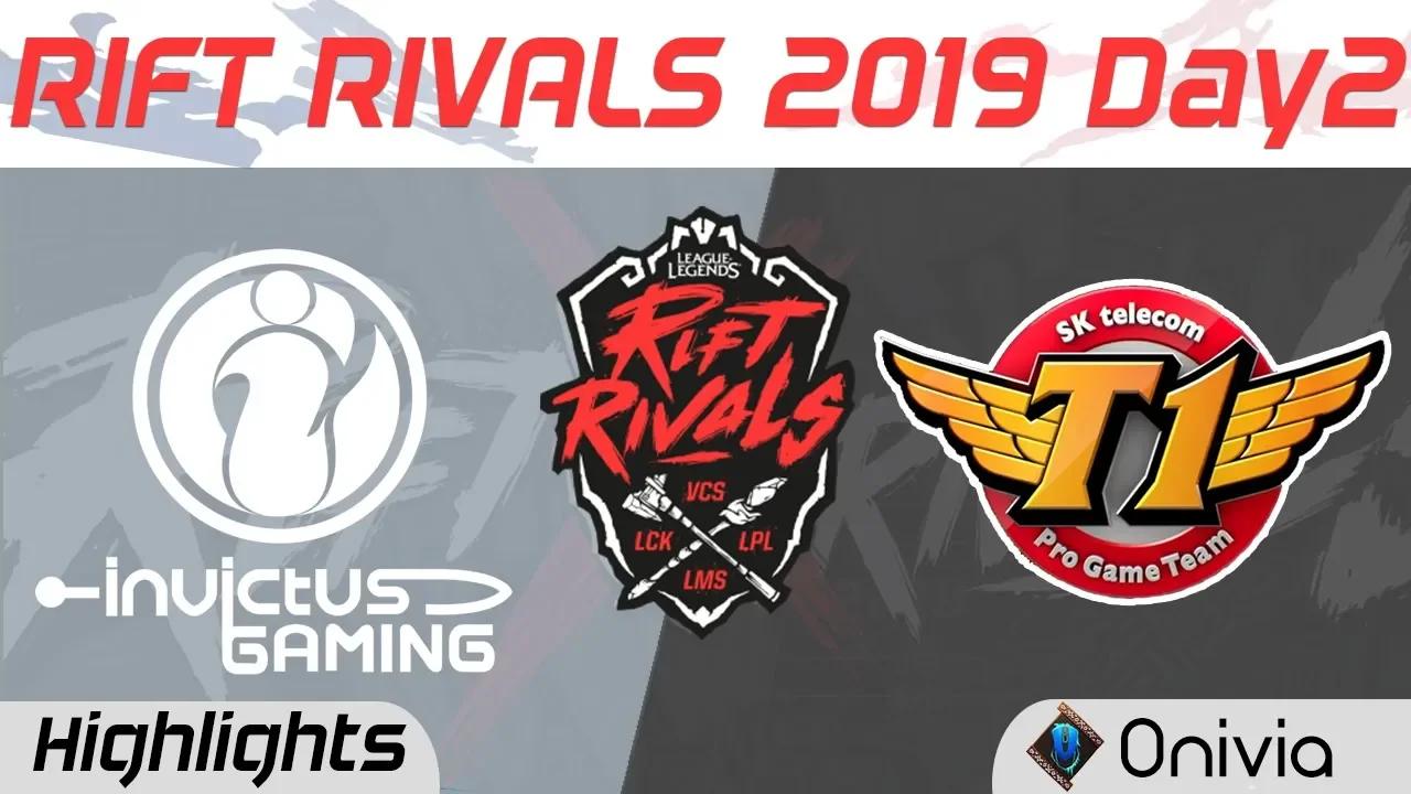 IG vs SKT Highlights Rift Rivals Day 2 LCK LPL LMS VCS 2019 Invictus Gaming vs SK Telecom T1 by Oniv thumbnail