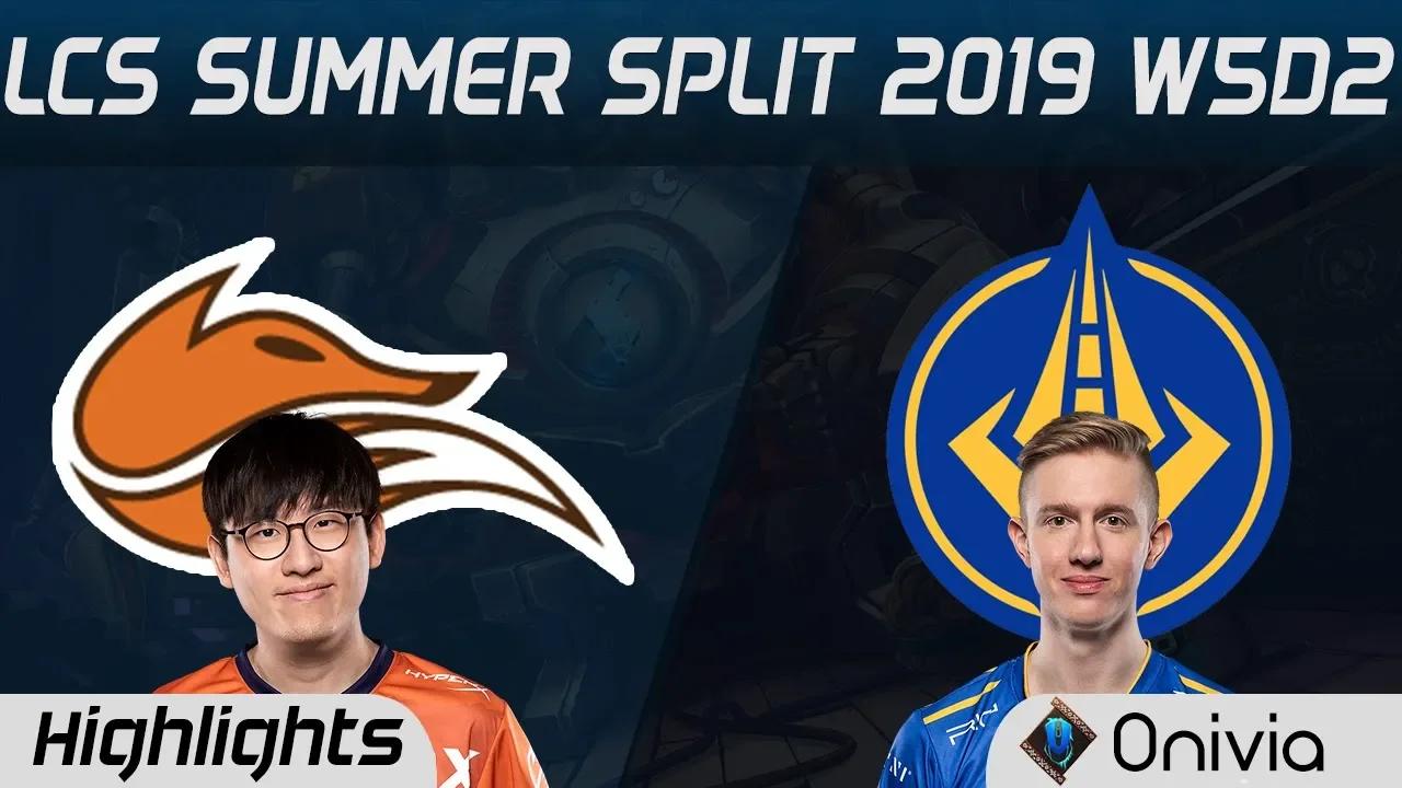 FOX vs GGS Highlights LCS Summer 2019 W5D2 Echo Fox vs Golden Guardians LCS Highlights by Onivia thumbnail