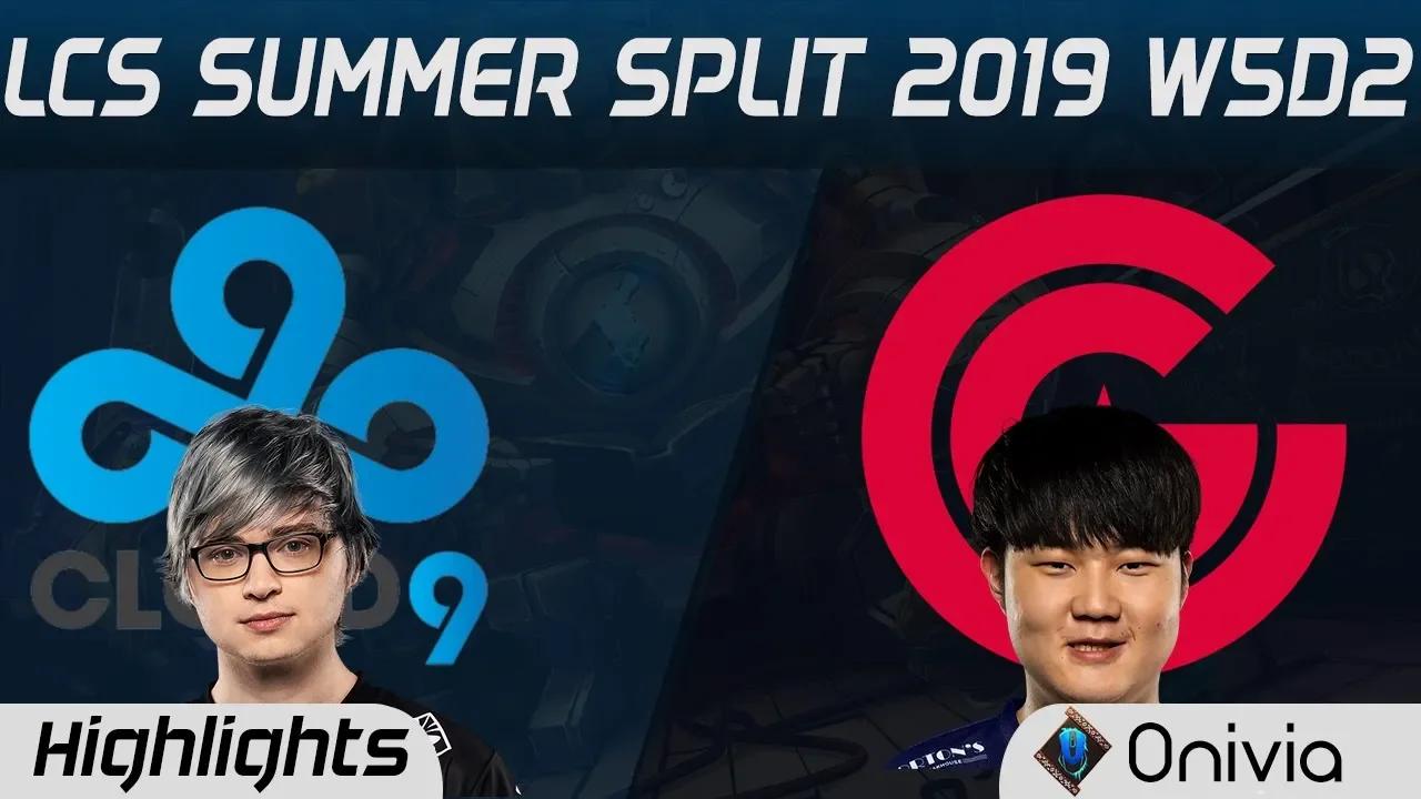 C9 vs CG Highlights LCS Summer 2019 W5D2 Cloud9 vs Clutch Gaming LCS Highlights by Onivia thumbnail