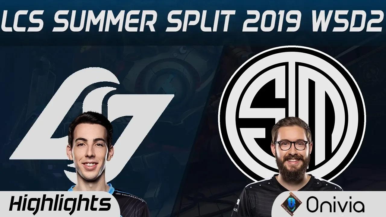 CLG vs TSM Highlights LCS Summer 2019 W5D2 Counter Logic Gaming vs Team Solo Mid LCS Highlights by O thumbnail