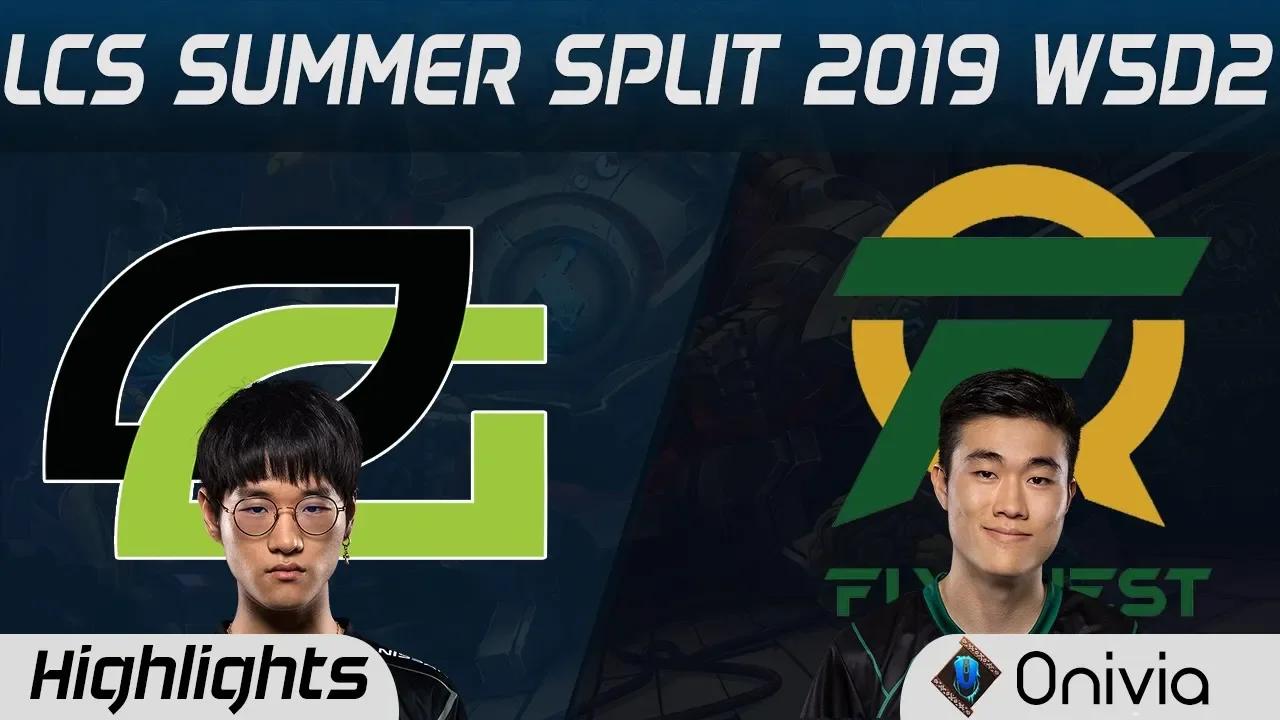 OPT vs FLY Highlights LCS Summer 2019 W5D2 Optic Gaming vs Flyquest LCS Highlights by Onivia thumbnail