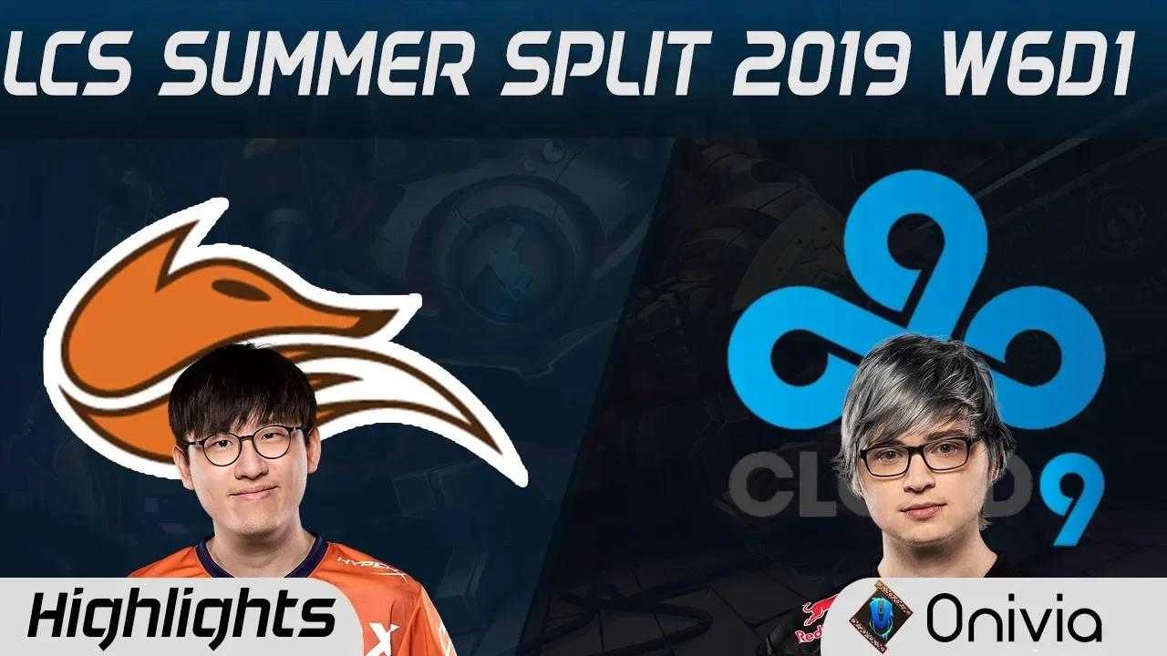 FOX vs C9 Highlights LCS Summer 2019 W6D1 Echo Fox vs Cloud9 LCS Highlights by Onivia thumbnail