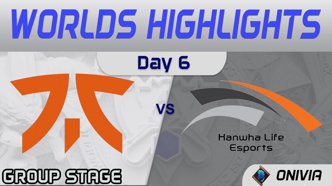 FNC vs HLE  Highlights Day 6 Worlds 2021 Group Stage Fnatic vs Hanwha Life Esports by Onivia thumbnail