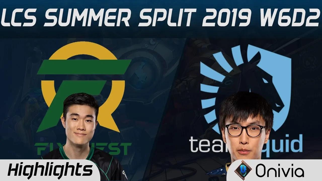 FLY vs TL Highlights LCS Summer 2019 W6D2 Flyquest vs Team Liquid LCS Highlights by Onivia thumbnail