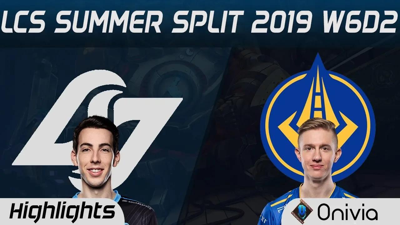 CLG vs GGS Highlights LCS Summer 2019 W6D2 Counter Logic Gaming vs Golden Guardians LCS Highlights b thumbnail