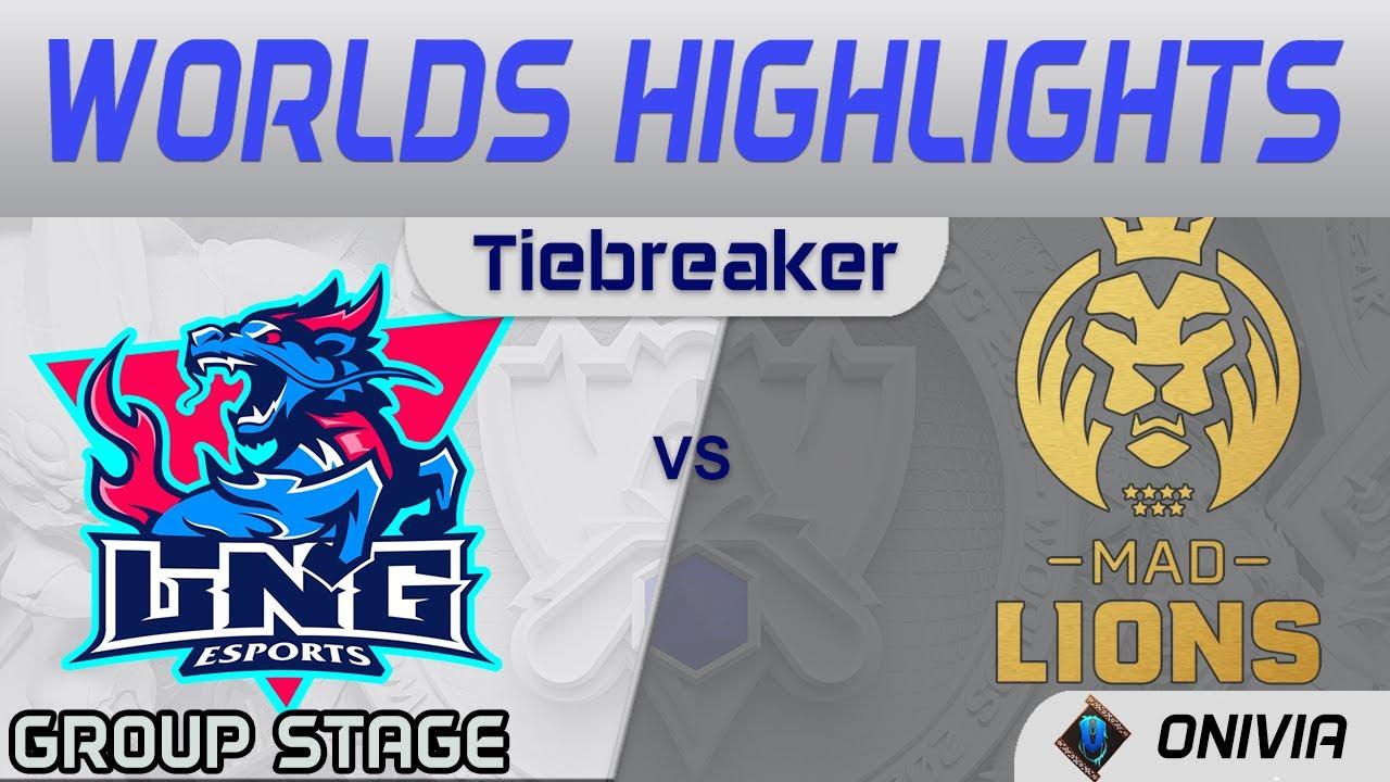 LNG vs MAD Tiebreaker Highlights Day 7 Worlds 2021 Group Stage LNG Esports vs MAD Lions by Onivia thumbnail