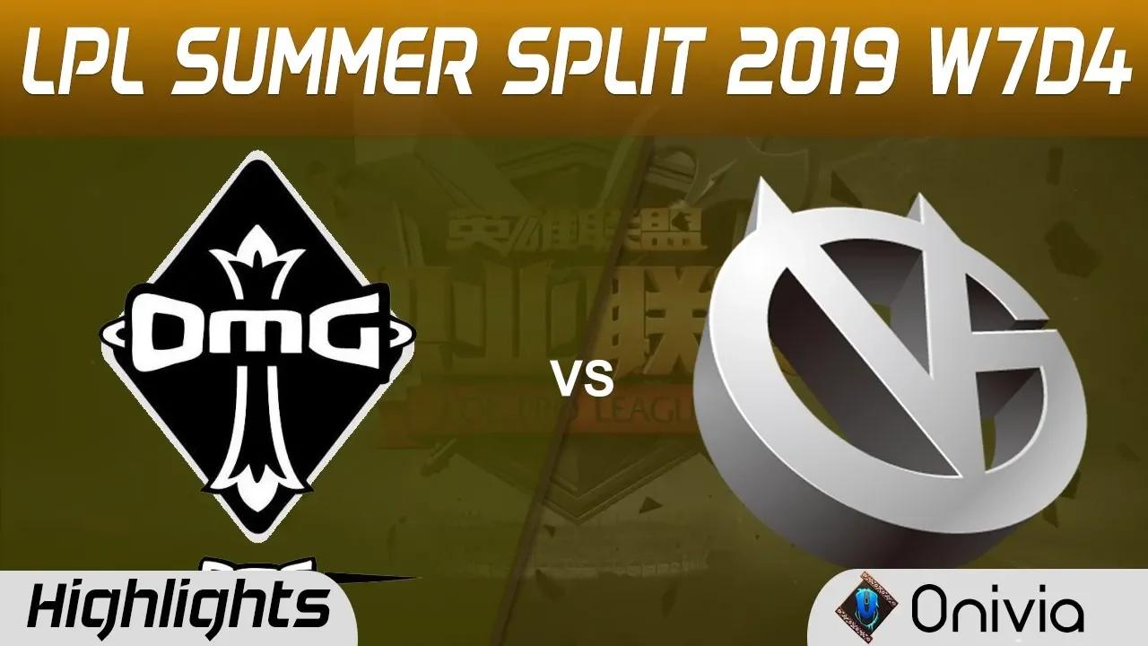 OMG vs VG Highlights Game 1 LPL Summer 2019 W7D4 Oh My God vs Vici Gaming LPL Highlights by Onivia thumbnail