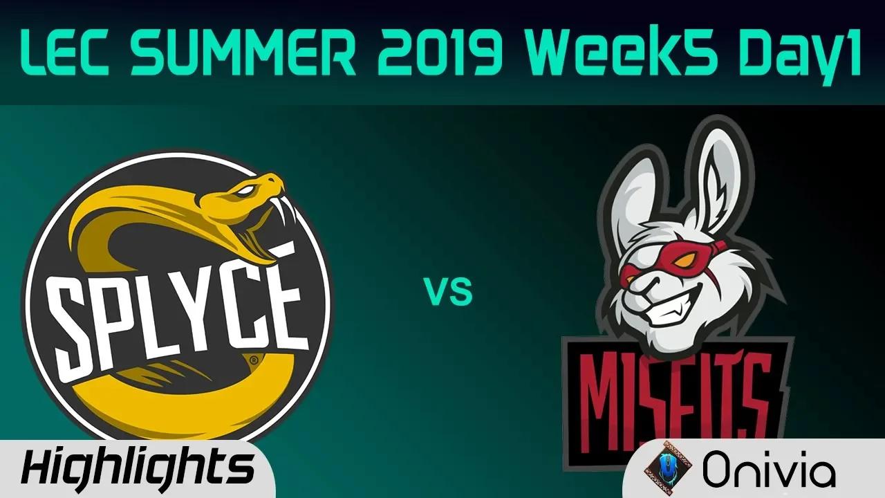 SPY vs MSF Highlights LEC Summer 2019 W5D1 Splyce vs Misifts Gaming LEC Highlights By Onivia thumbnail