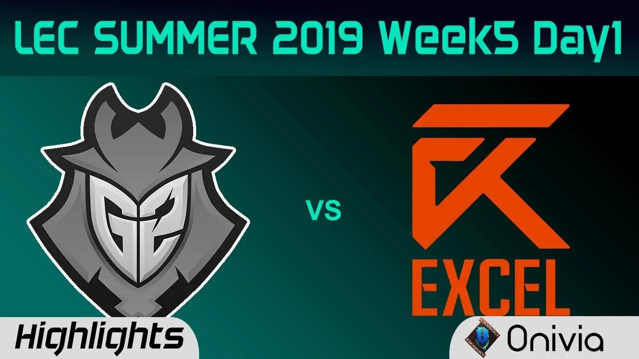 G2 vs XL Highlights LEC Summer 2019 W5D1 G2 Esports vs Excel Esports LEC Highlights By Onivia thumbnail