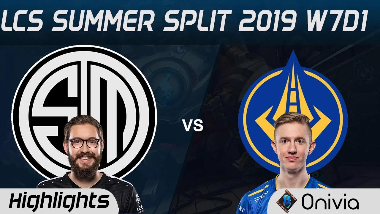 TSM vs GGS Highlights LCS Summer 2019 W7D1 Team Solo Mid vs Golden Guardians LCS Highlights by Onivi thumbnail