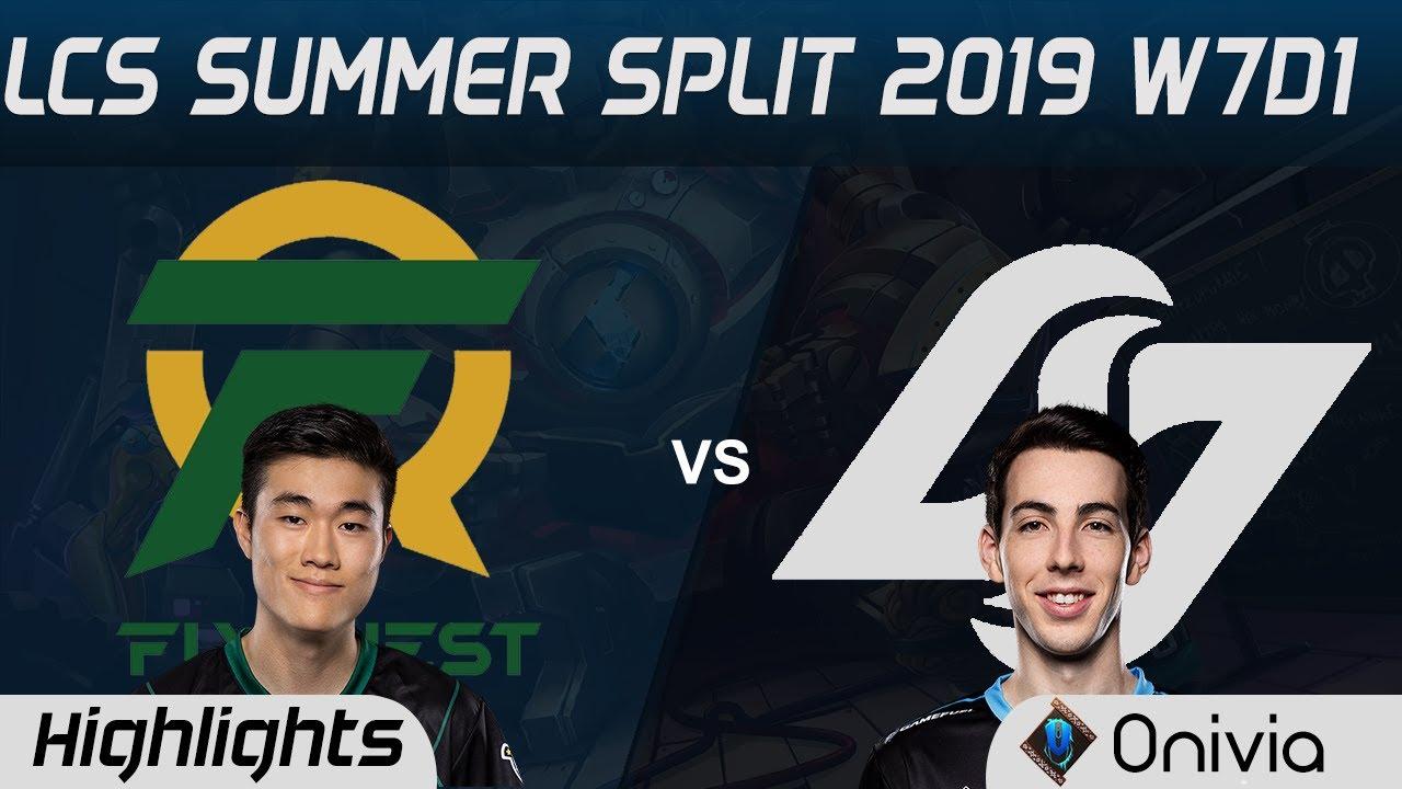 FLY vs CLG Highlights LCS Summer 2019 W7D1 Flyquest vs Counter Logic Gaming LCS Highlights by Onivia thumbnail