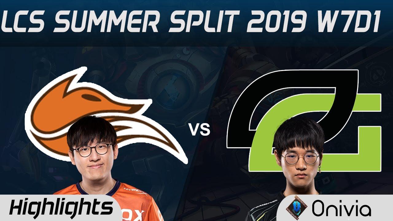 FOX vs OPT Highlights LCS Summer 2019 W7D1 Echo Fox vs Optic Gaming LCS Highlights by Onivia thumbnail