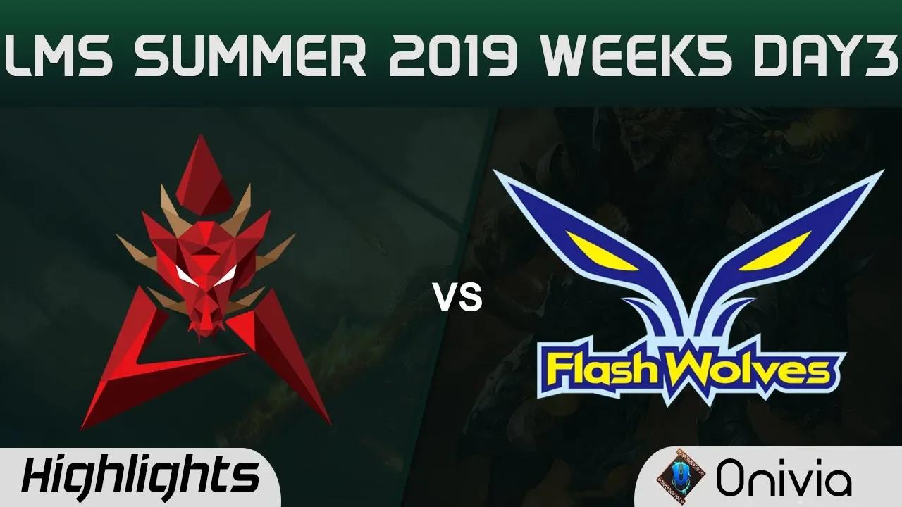 HKA vs FW Highlights Game 2 LMS 夏季職業聯賽 W5D3 2019 Hong Kong Attitude vs Flash Wolves by Onivia thumbnail