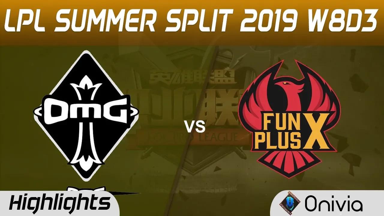 OMG vs FPX Highlights Game 1 LPL Summer 2019 W8D3 OMG vs FunPlus Phoenix LPL Highlights by Onivia thumbnail