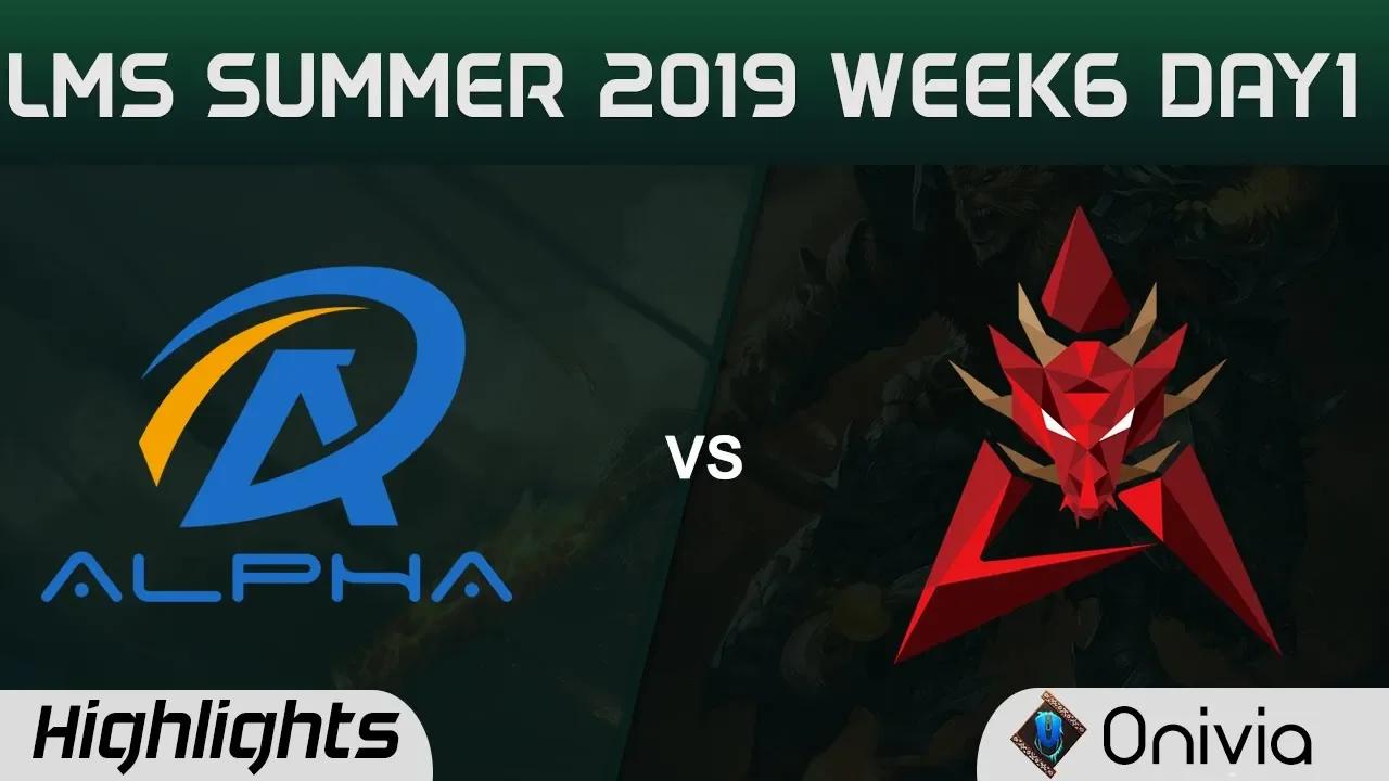 ALF vs HKA Highlights Game 1 LMS 夏季職業聯賽 W6D1 2019 Alpha Esports vs Hong Kong Attitude by Onivia thumbnail