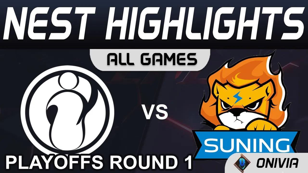 IG vs SN Highlights ALL GAMES Round 1 NEST Playoffs 2021 Invictus Gaming vs Suning by Onivia thumbnail