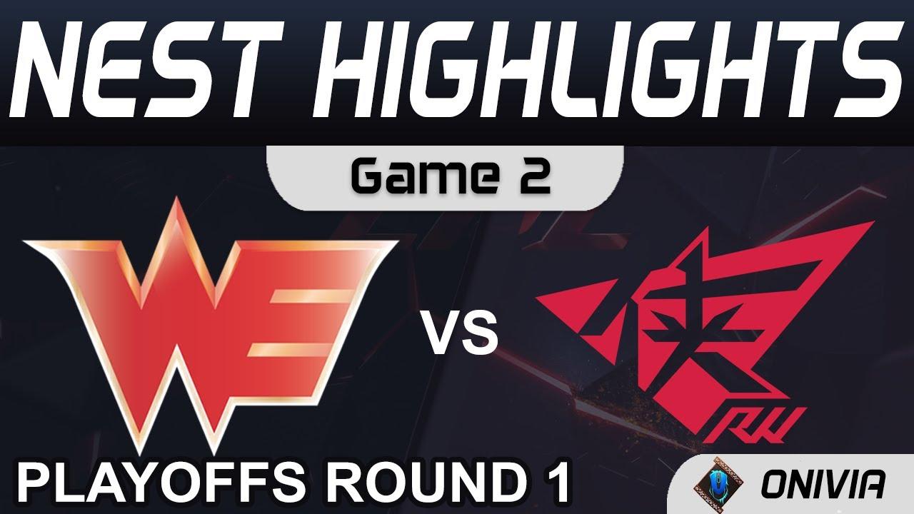 WE vs RW Highlights Game 2 Round 1 NEST Playoffs 2021 Team WE vs Rogue Warriors by Onivia thumbnail