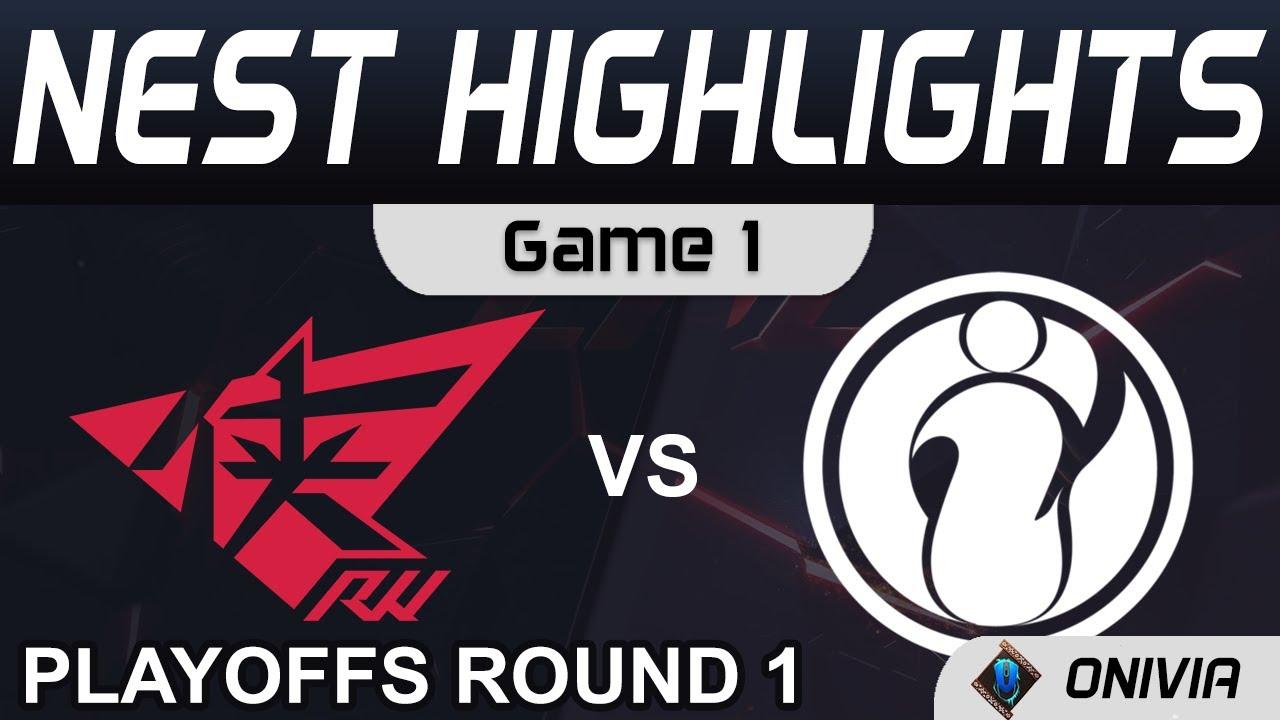 RW vs IG Highlights Game 1 Round 1 NEST Playoffs 2021 Rogue Warriors vs Invictus Gaming by Onivia thumbnail