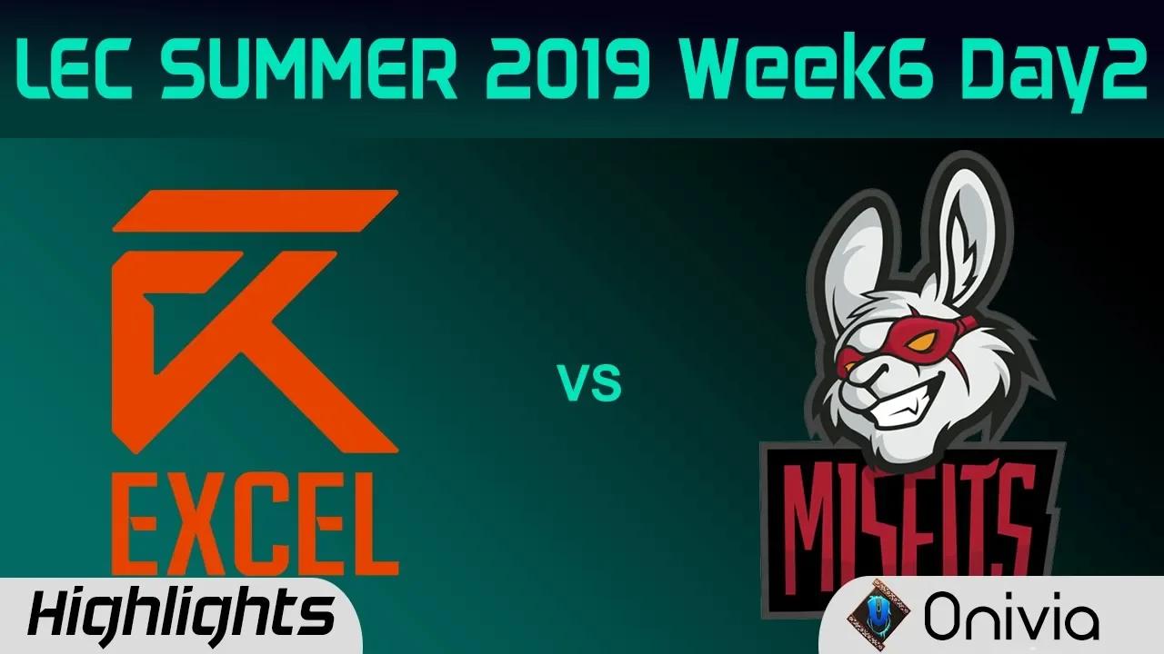 XL vs MSF Highlights LEC Summer 2019 W6D2 Excel Esports vs Misfits Gaming LEC Highlights By Onivia thumbnail