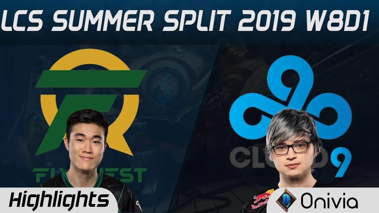 FLY vs C9 Highlights LCS Summer 2019 W8D1 Flyquest vs Cloud9 LCS Highlights by Onivia thumbnail