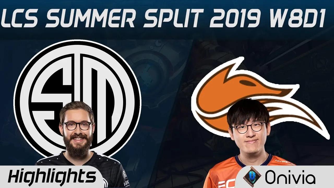 TSM vs FOX Highlights LCS Summer 2019 W8D1 Golden Guardians vs 100Thieves LCS Highlights by Onivia thumbnail