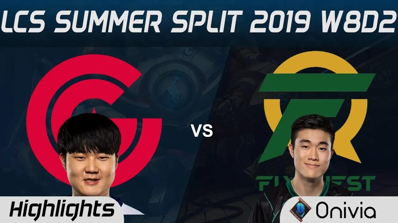 CG vs FLY Highlights LCS Summer 2019 W8D2 Clutch Gaming vs Flyquest LCS Highlights by Onivia thumbnail