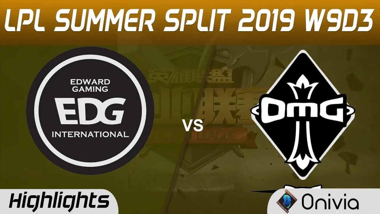 EDG vs OMG Highlights Game 2 LPL Summer 2019 W9D3 Edward Gaming vs Oh My God LPL Highlights by Onivi thumbnail