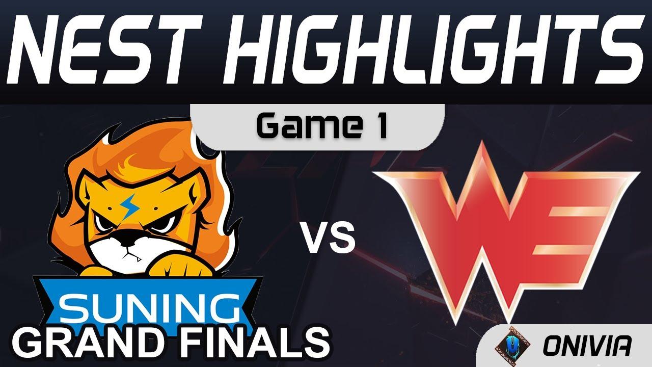 SN vs WE Highlights Game 1 Grand Finals NEST Playoffs 2021 Suning vs Team WE by Onivia thumbnail