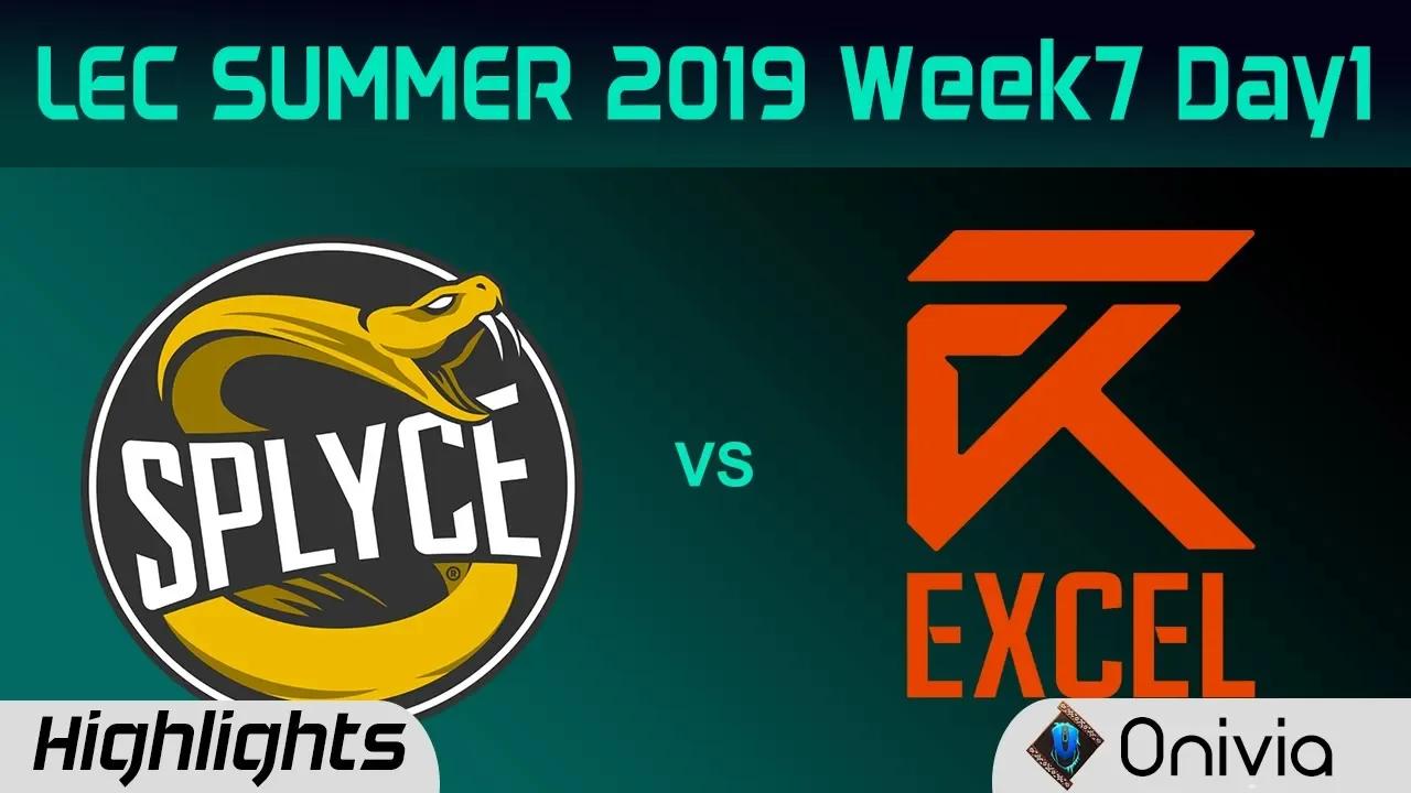 SPY vs XL Highlights LEC Summer 2019 W7D1 Splyce vs Excel Esports LEC Highlights By Onivia thumbnail