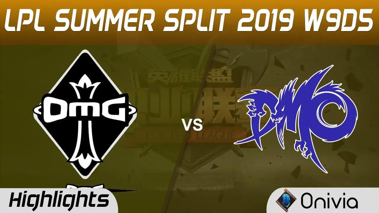 OMG vs DMO Highlights Game 1 LPL Summer 2019 W9D5 Oh My God vs Dominus Esports LPL Highlights by Oni thumbnail