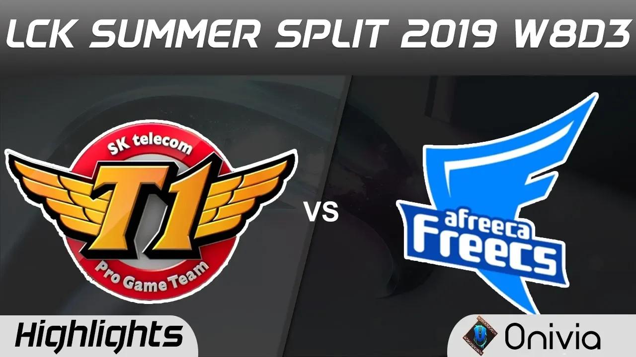 SKT vs AF Highlights Game 2 LCK Summer 2019 W8D3 SK Telecom T1 vs Afreeca Freecs Highlights by Onivi thumbnail