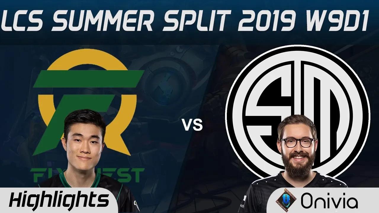 FLY vs TSM Highlights LCS Summer 2019 W9D1 Flyquest vs Team Solo Mid LCS Highlights by Onivia thumbnail