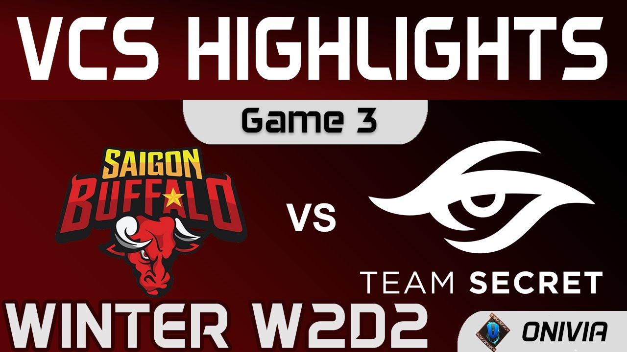 SGB vs TS Highlights Game 3 VCS Winter Split 2021 Saigon Buffalo vs Team Secret by Onivia thumbnail