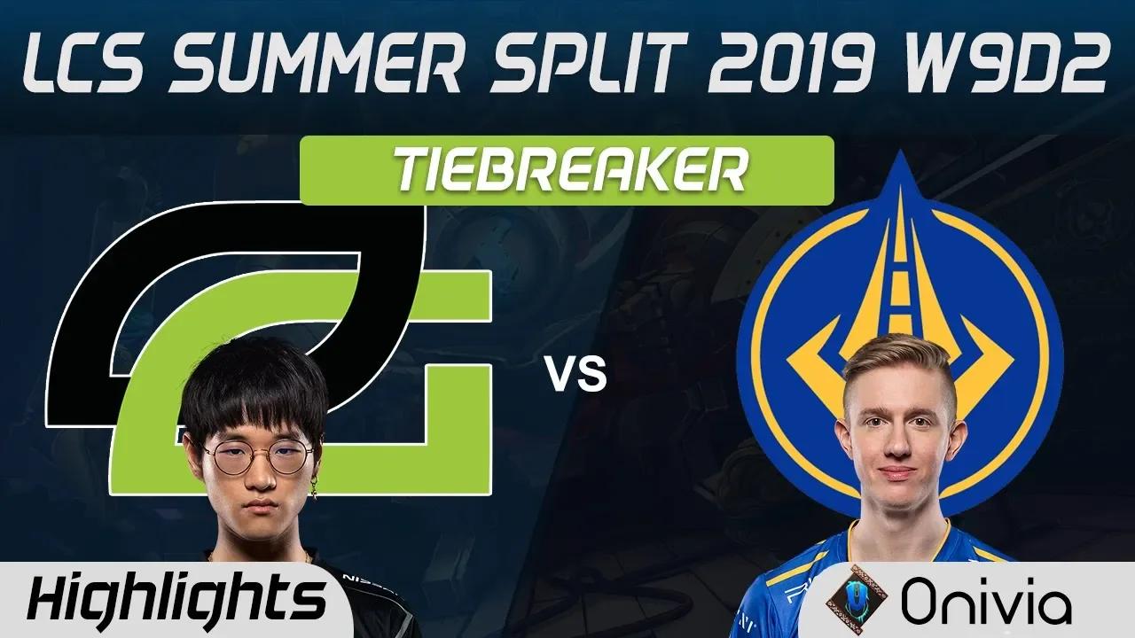 OPT vs GGS Tiebreaker Highlights LCS Summer 2019 W9D2 Optic Gaming vs Golden Guardians LCS Highlight thumbnail