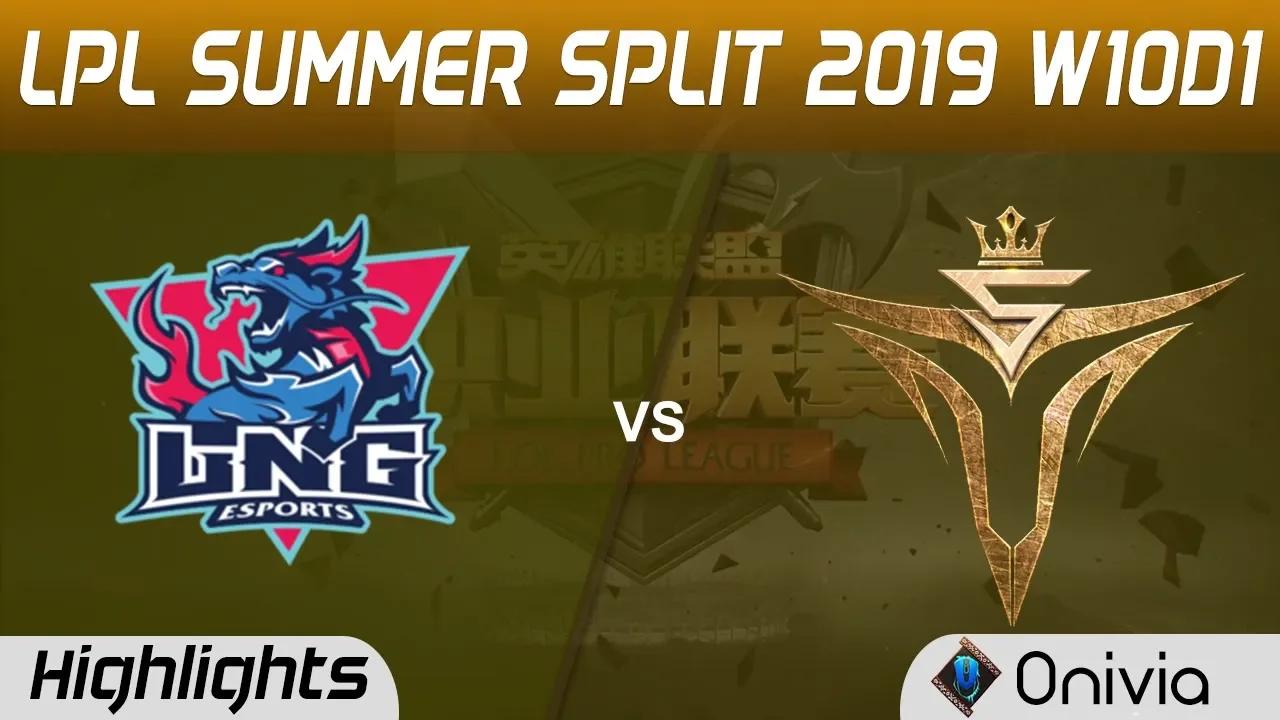 LNG vs V5 Highlights Game 2 LPL Summer 2019 W10D1 LNG Esports vs Victory Five LPL Highlights by Oniv thumbnail