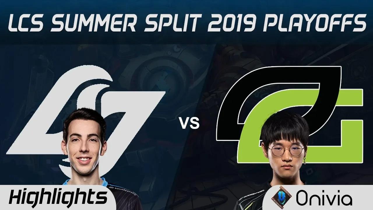 CLG vs OPT Highlights Game 1 LCS Summer 2019 Playoffs Counter Logic Gaming vs Optic Gaming LCS Highl thumbnail