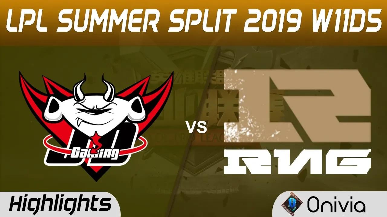 JDG vs RNG Highlights Game 3 LPL Summer 2019 W11D5 JD Gaming vs Royal Never Give Up LPL Highlights b thumbnail