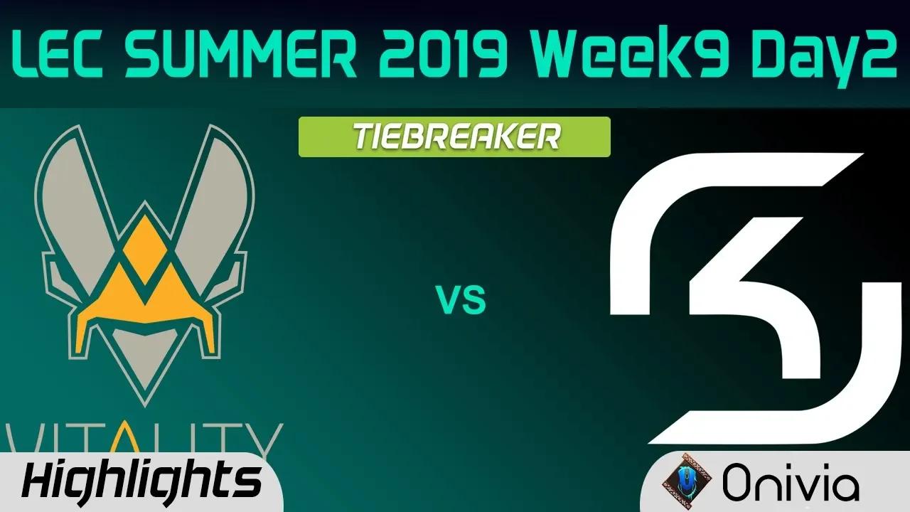 VIT vs SK Highlights Tiebreaker LEC Summer 2019 W9D2 Team Vitality vs SK Gaming LEC Highlights By On thumbnail