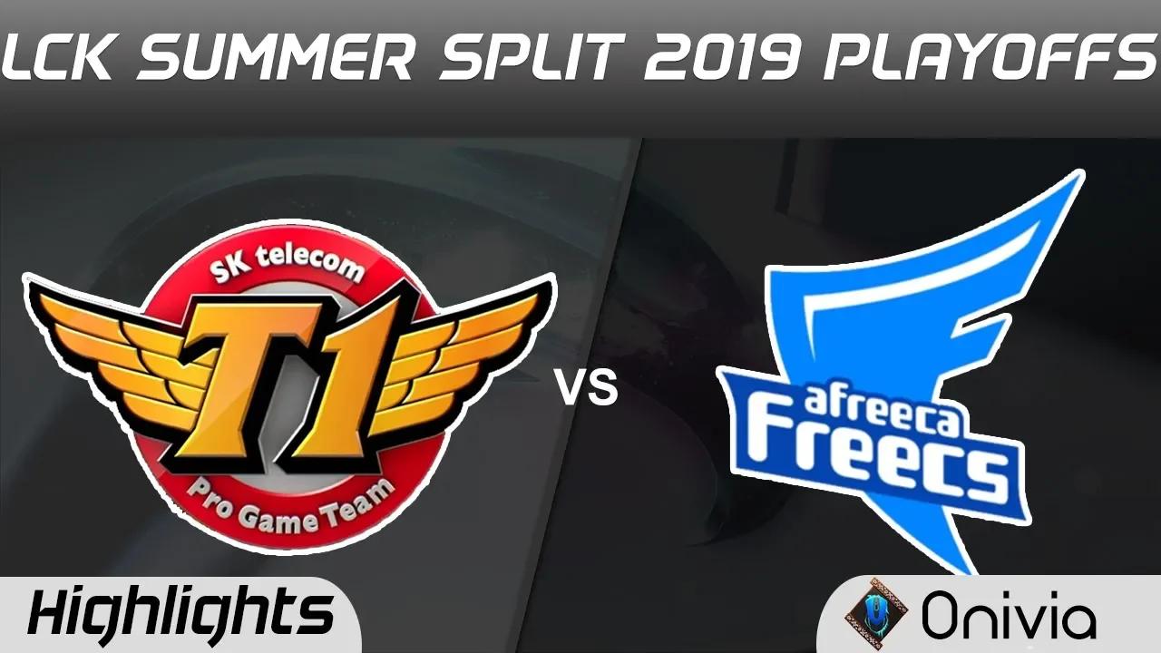 SKT vs AFS Highlights Game 3 LCK Summer 2019 Playoffs SK Telecom T1 vs Afreeca Freecs Highlights by thumbnail