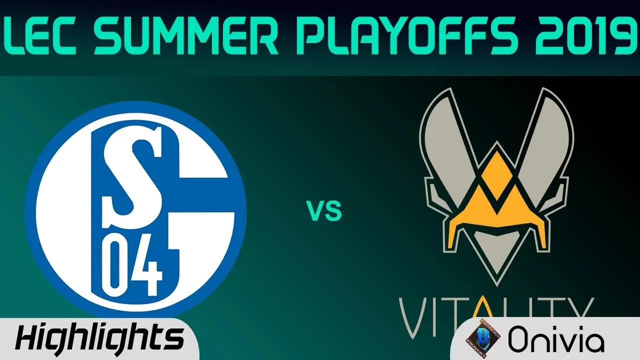 S04 vs VIT Highlights Game 1 LEC Summer 2019 Playoffs Schalke 04 vs Team Vitality LEC Highlights By thumbnail