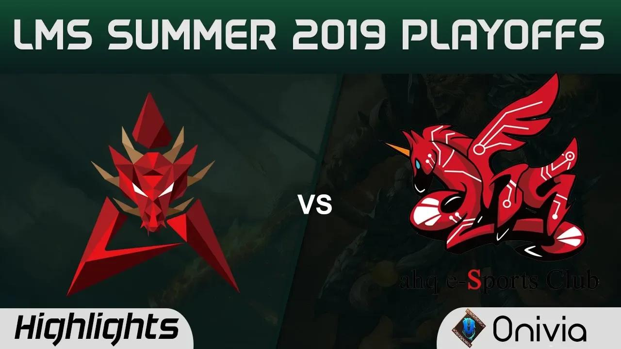 HKA vs AHQ Highlights Game 3 LMS 夏季職業聯賽 Playoffs 2019 Hong Kong Attitude vs ahq e Sports Club by Oni thumbnail